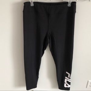 BLACK FILA LEGGINGS
